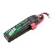 Gens ace 25C 800mAh 3S1P 11.1V NUNCHUCK 3X Airsoft Gun Lipo baterija su Deans(T) kištuku