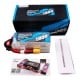 Gens ace G-Tech 1800mAh 22.2V 45C 6S1P Lipo baterijos su XT60 kištuku