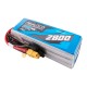 Gens ace G-Tech 2800mAh 22.2V 60C 6S1P Lipo baterijų paketas su XT60 kištuku