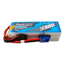 Gens ace G-Tech 3300 mAh 22.2V 45C 6S1P Lipo baterijų paketas su EC5 kištuku