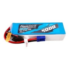 Gens ace G-Tech 4000mAh 22.2V 45C 6S1P Lipo baterijų paketas su EC5 kištuku