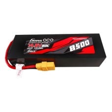 Gens ace G-Tech 8500mAh 14.8V 60C 4S1P Lipo Battery Pack PC medžiagos dėklas su XT90 kištuku