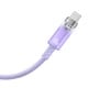 Quick Charge USB-C Baseus  6A, 2m (purple)