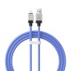 Fast Charging cable Baseus USB-A to Lightning Coolplay Series 1m, 2.4A (white)