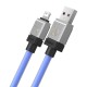 Fast Charging cable Baseus USB-A to Lightning Coolplay Series 1m, 2.4A (white)