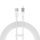 Fast Charging cable Baseus USB-A to Lightning  Explorer Series 2m, 2.4A (white)