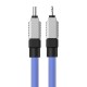 Fast Charging cable Baseus USB-C to Coolplay Series 1m, 20W (purple)