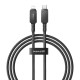 Fast Charging Cable Baseus USB C TO IP 20A 1M (Black)