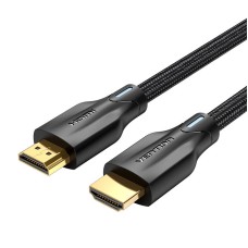 HDMI 8K kabelis 1.5 m ventiliacijos anga AAUBG (juodas)