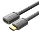 HDMI-A Male to HDMI-A Female 4K HD PVC Cable 3m Vention AHCBI (Black)