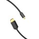 HDMI-D Male to HDMI-A Male 4K HD Cable 3m Vention AGIBI (Black)