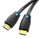 HDMI kabelis 1.5 m ventiliacijos AAMBG (juodas)