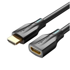 Vention HDMI 2.1 AHBBF prailginimo kabelis 8K 60Hz / 4K 120Hz 1m – Juodas