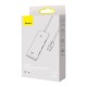 Hub 4in1 Baseus Lite Series USB to 4x USB 3.0 25cm (white)