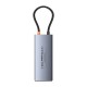 Hub 6in1 Baseus Metal Gleam 2 Series USB-C - 2xUSB 3.0 +USB-C + HDMI + USB-C PD + Ethernet RJ45