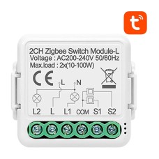 Išmanusis jungiklio modulis ZigBee Avatto N-LZWSM01-2 Nėra neutralaus TUYA