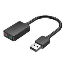 Išorinė garso plokštė USB 2.0 Vention CDYB0 2 prievadų 0.15 m