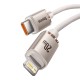 Kabel USB-C do iP Baseus Crystal Shine, 20W, 2m (mažas)