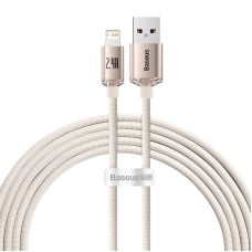 Kabel USB do iP Baseus Crystal Shine, 2.4A, 2m (žemas)