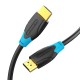 Kabelis HDMI ventiliacija AACBK 8m (juodas)