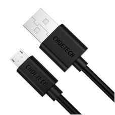 Kabelis iš USB į Micro USB Choetech, AB003 1.2 m (juodas)