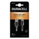 Kabelis iš USB į Micro USB Duracell 1m (juodas)