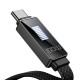 Cable Mcdodo CA-4470 USB-C to USB-C with display 100W 1.2m (black)