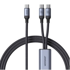 Joyroomkabelis Speedy USB-C - 2x USB-C 100W 1.5m - Black