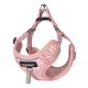 Cat set Dogness harness and leash (Calamus Pink)