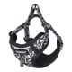 Cat set Dogness harness and leash (Black and white)