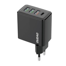 Kelioninis įkroviklis Dudao A5HEU 3x USB + USB-C, PD 20W (juodas)