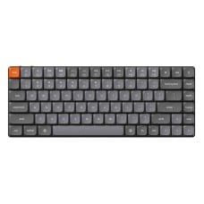 Keychron K3 Max QMK/VIA RGB žemo profilio itin plonas raudonas jungiklis belaidė mechaninė klaviatūra