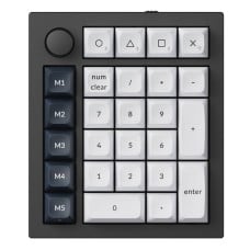 Keychron Q0 Max RGB QMK/VIA Knob Versija skaičių klaviatūra (juoda)