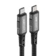 Laidas iš USB-C į USB-C Acefast C1-09, 48 W, 1 m (juodai pilkas)