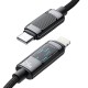 Laidas USB Essager EXCTL-LG0A-P USB-C veikia žaibiškai 29W 1m