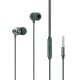 Wired in-ear headphones Vipfan M07, 3.5mm (green)