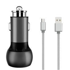 LDNIO C503Q 2USB Car charger +  MicroUSB Cable