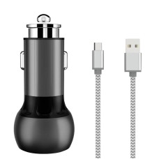 LDNIO C503Q 2USB Car charger + USB-C Cable