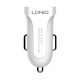 LDNIO DL-C17 car charger, 1x USB, 12W + Lightning cable (white)