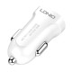 LDNIO DL-C17 car charger, 1x USB, 12W + Lightning cable (white)