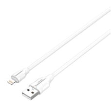 LDNIO USB - Lightning kabelis 1m - Baltas