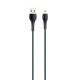 LDNIO LS522 USB - lightning cable 2m - Gray - Blue