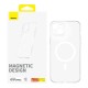 Magnetic Phone Case for iP 14 Plus Baseus OS-Lucent Series (Clear)