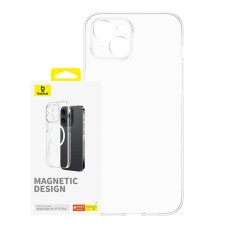 Magnetic Phone Case for iPhone 15 Plus Baseus OS-Lucent Series (Clear)