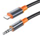 Mcdodo CA-0780 Lightning iki 3.5 mm AUX mini lizdo kabelis, 1.2 m (juodas)