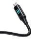 Mcdodo CA-1070 USB į Micro USB laidas, 3A, 1.2 m (juodas)