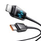 Mcdodo CA-2630 USB-C prie Lightning laidas, 36 W, LED ekranas, 1.2 m