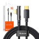 McDodo CA-3390 36W 1.2m USB-C to Lightning angle cable (black)