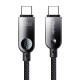 Mcdodo CA-4780 USB-C į USB-C 60 W duomenų kabelis 1.2 m (juodas)