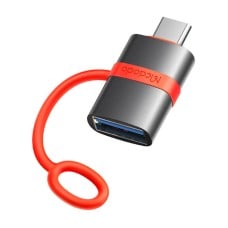 McDodo OT-3810 USB-A į USB-C adapteris (juodas)